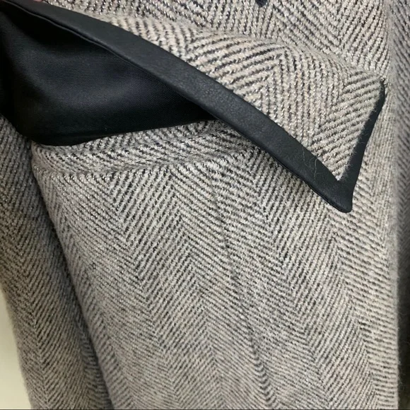 THEORY Dyed Shearling Collar coat, L - Picture 9 of 14